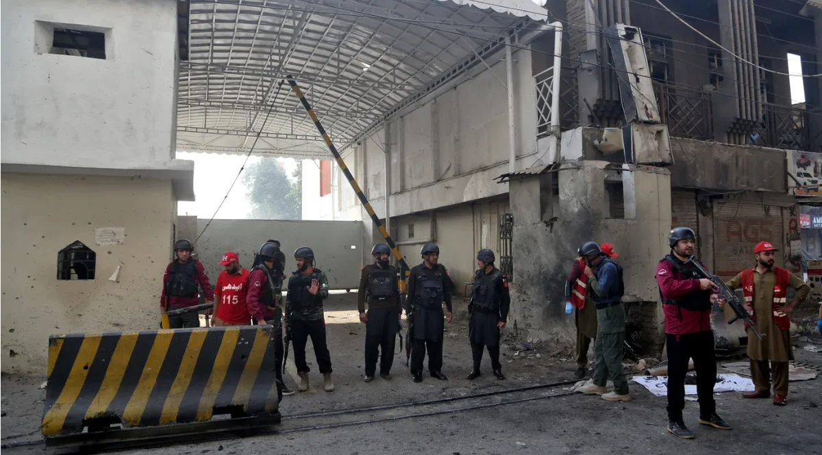 Deadly suicide blast at Pakistan’s paramilitary headquarters claims six lives, including three attackers
