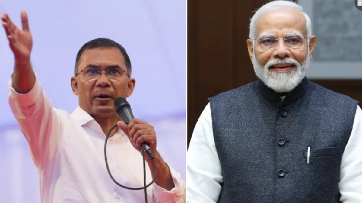 Congratulations from Indian Prime Minister Narendra Modi to Tarique Rahman
