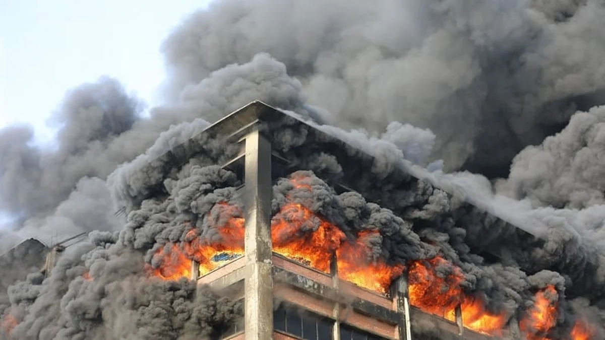 Massive Fire at CEPZ Factory in Chattogram Remains Uncontrolled Even After 10 Hours