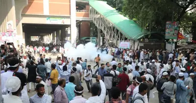 Police Disperse MPO Teachers’ Protest Using Water Cannons and Batons in Dhaka