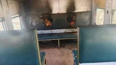 Attempted Sabotage Foiled in Mymensingh: Train Coach Set on Fire Using Gunpowder