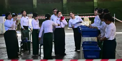 Growing Unrest and Voter Apathy Mark Final Phase of Myanmar Junta Election